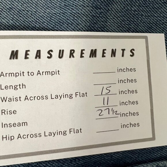 Vince Mens Straight Leg Jeans Calico Wash Distressed Faded DV270-2984 size 28 - Picture 13 of 13